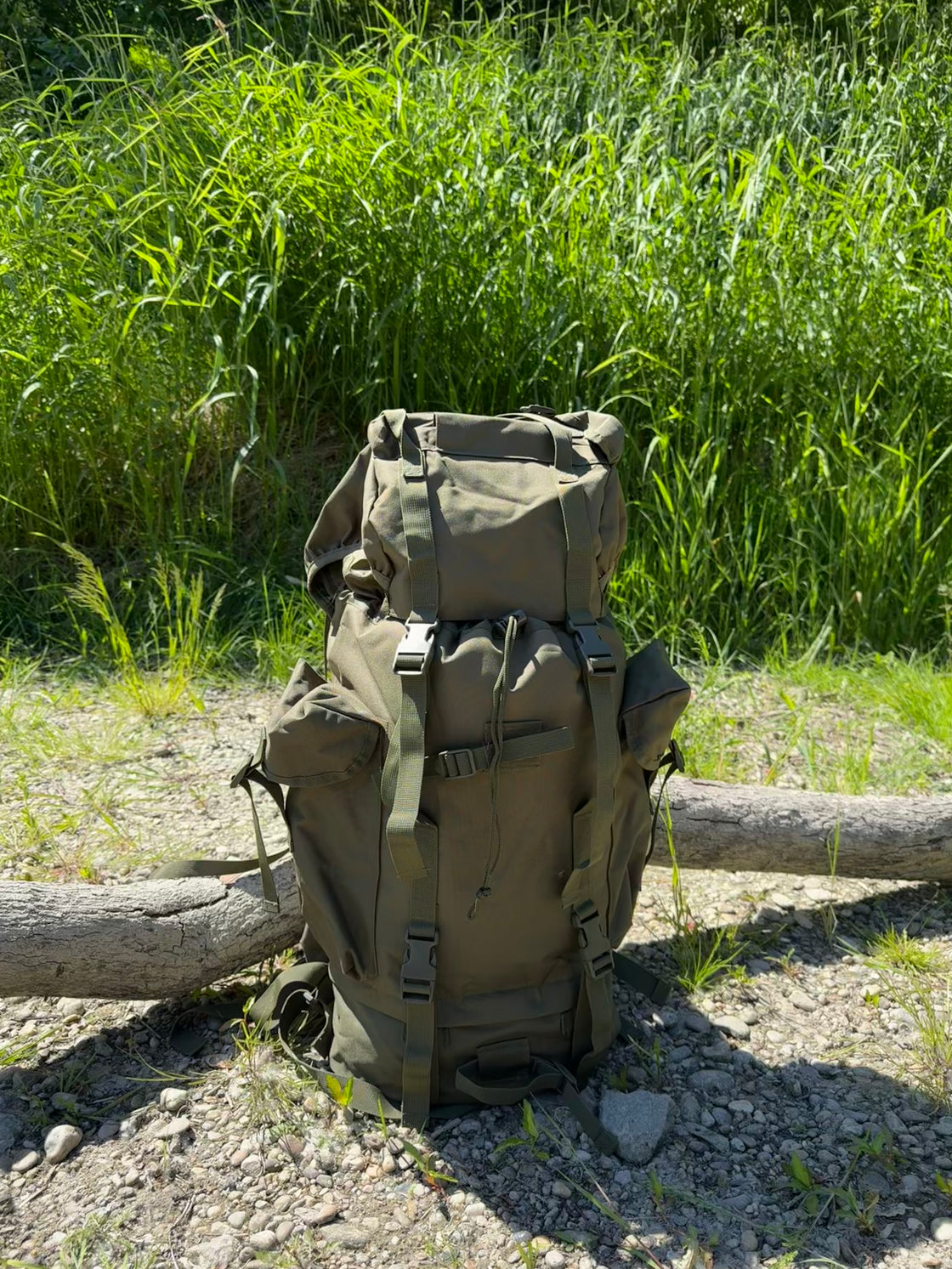 German OD Import Large Rucksack 65L Mil-Tec