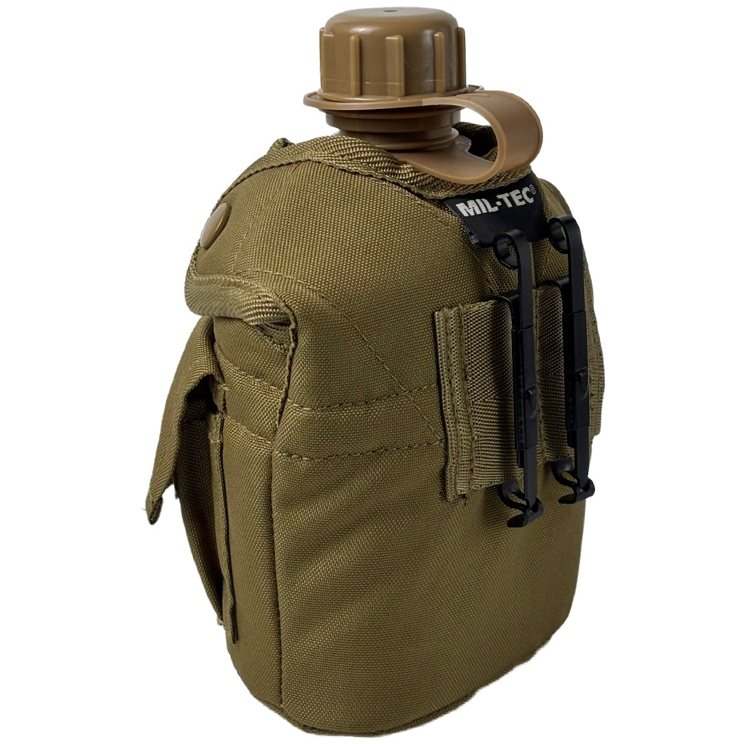 Mil-Tec Coyote US Plastic Canteen with Cup and Cover — 900ml