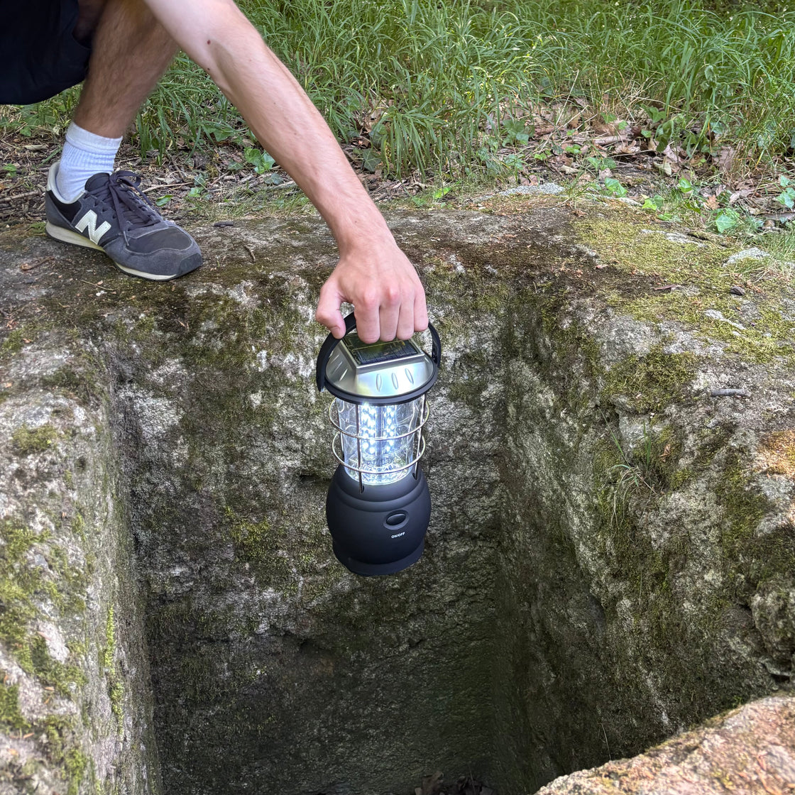 Mil-Tec 3-Way Lantern with Battery Charge