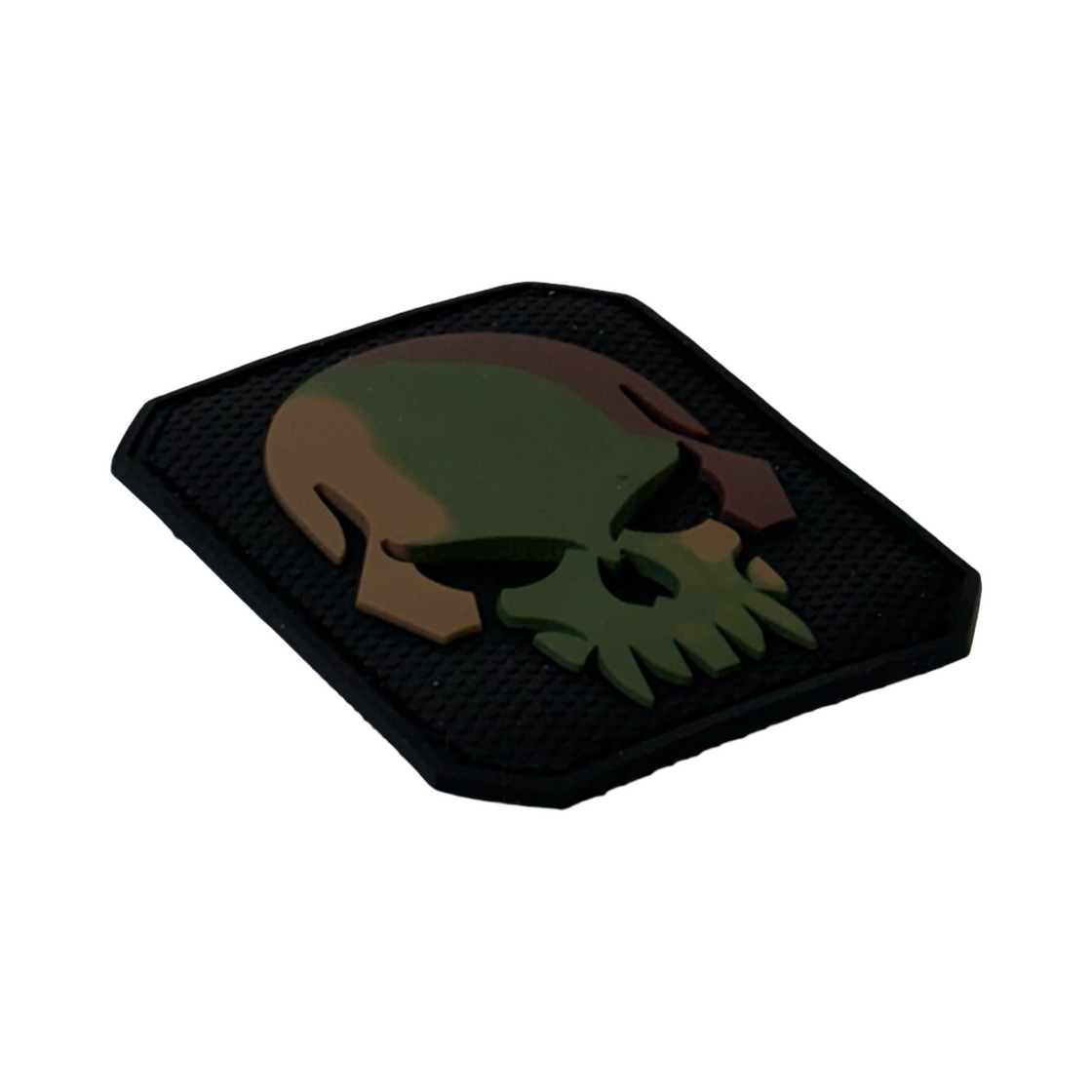 Mil-Tec Camo PVC Skull 3D Patch with Hook & Loop Closure