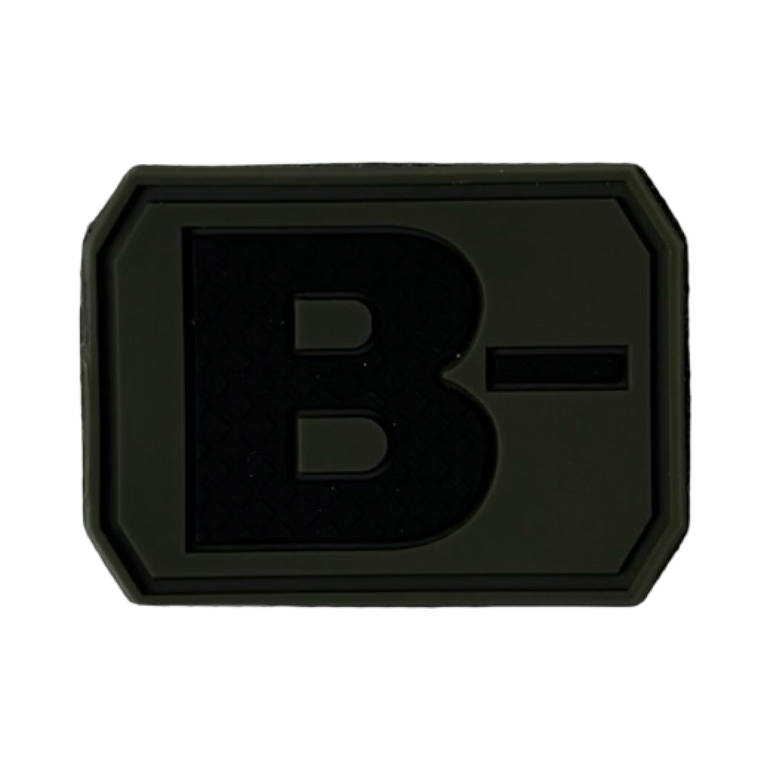 Mil-Tec OD 3D Blood Type Patch B Negative