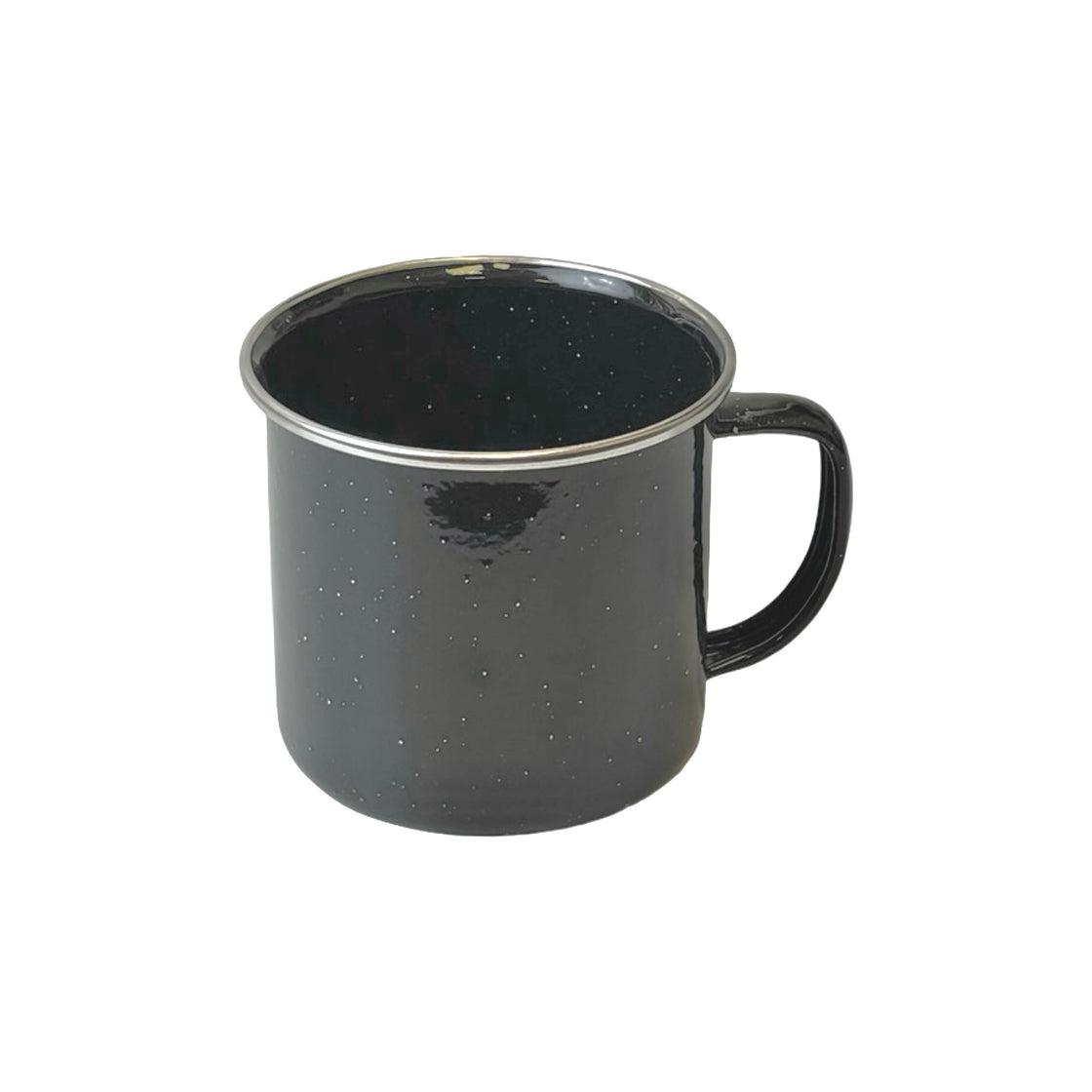 Mil-Tec Black Western Cup Enamelled 350ml