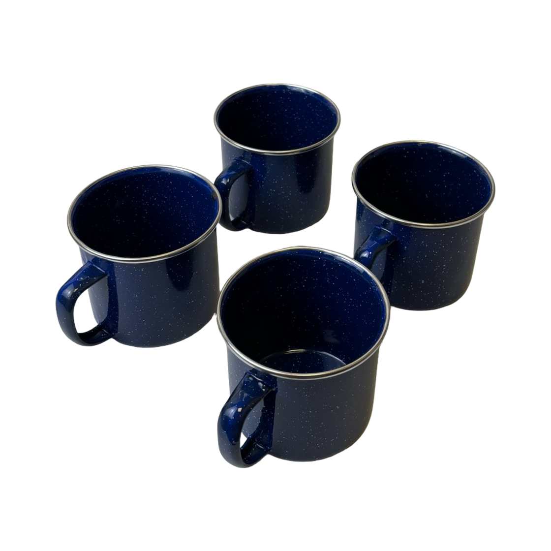 Mil-Tec Blue Western 12-Piece Dishes Enamelled