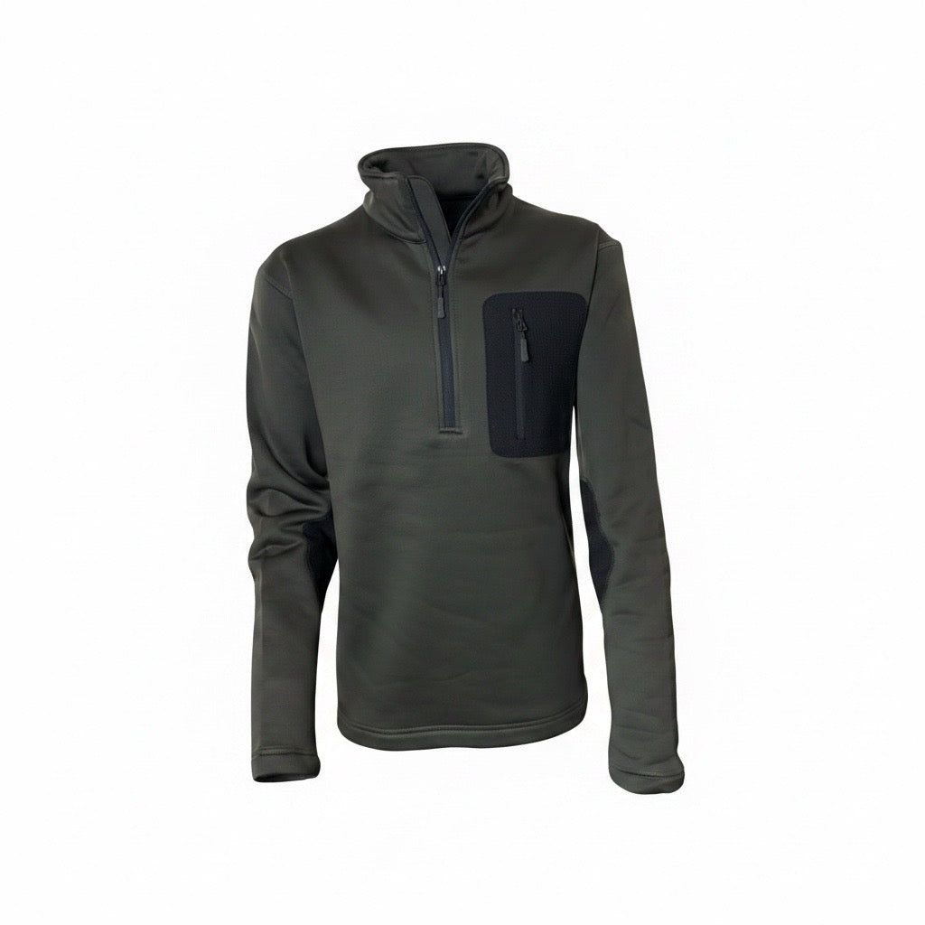 Mil-Tec OD Thermo-Fleece Zip-Pullover