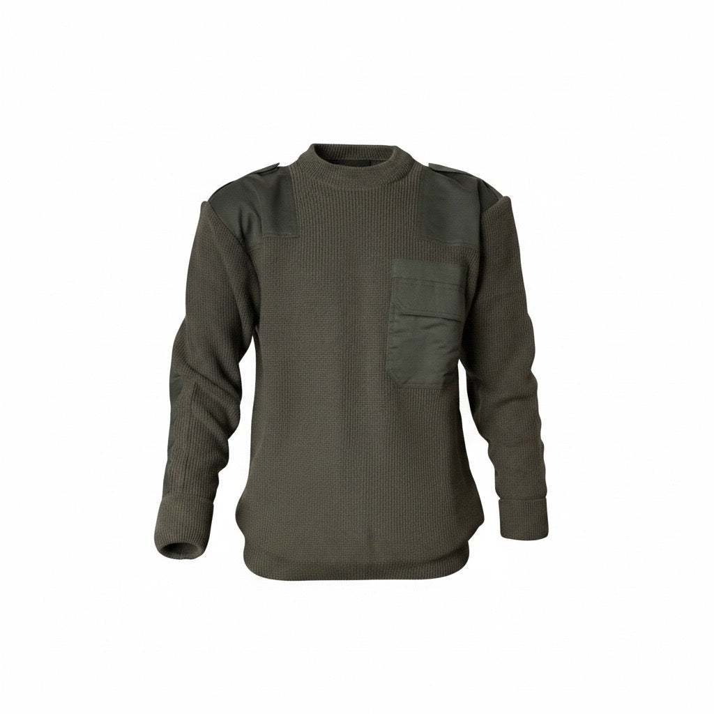 Mil-Tec German OD Sweater 80% Wool 20% Acrylic