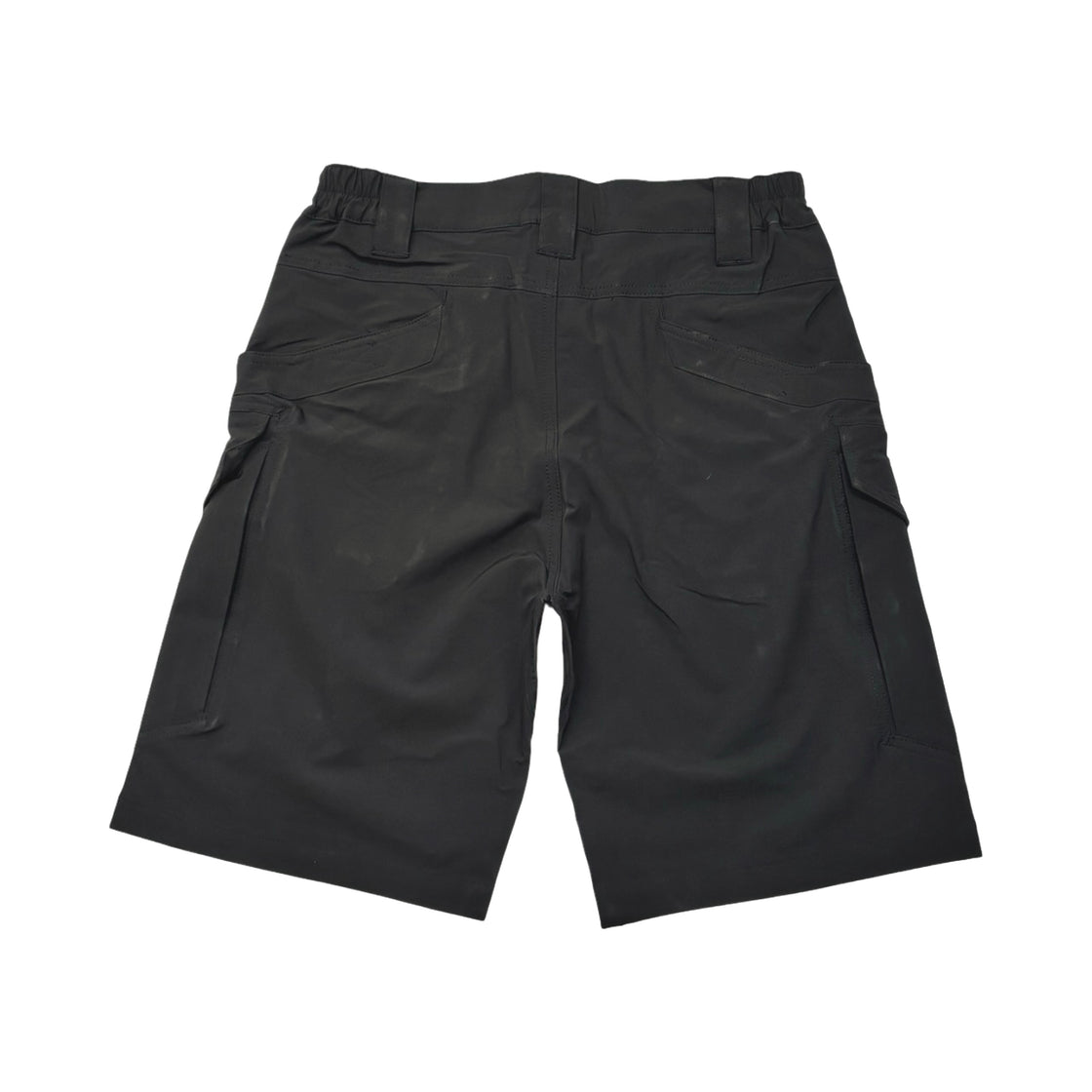 Mil-Tec Black Elastic Assault Shorts