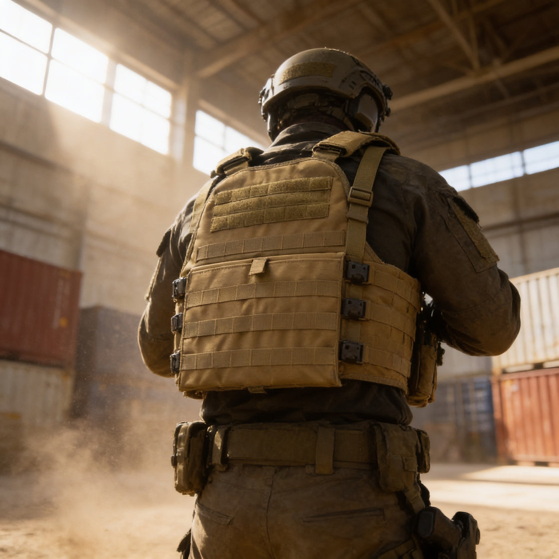 Mil-Tec Coyote Plate Carrier Vest