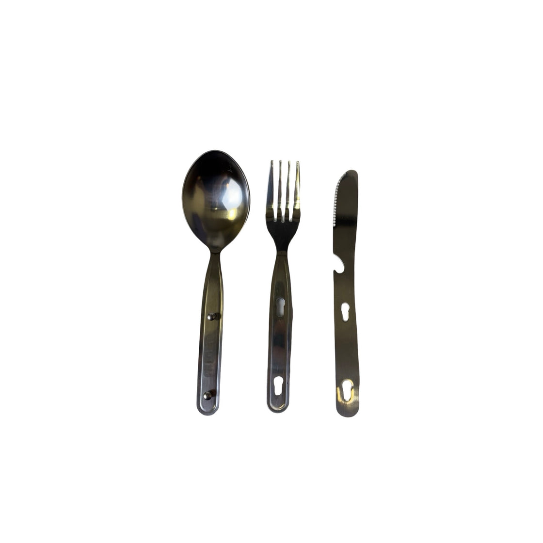 Mil-Tec Camping 3-PC S/Steel Eating Utensils