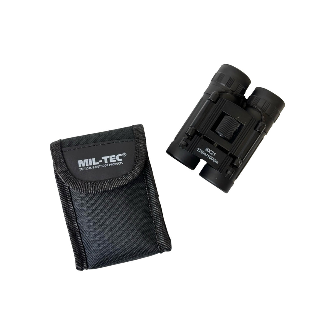 Mil-Tec Black Collapsible Binocular 8x21