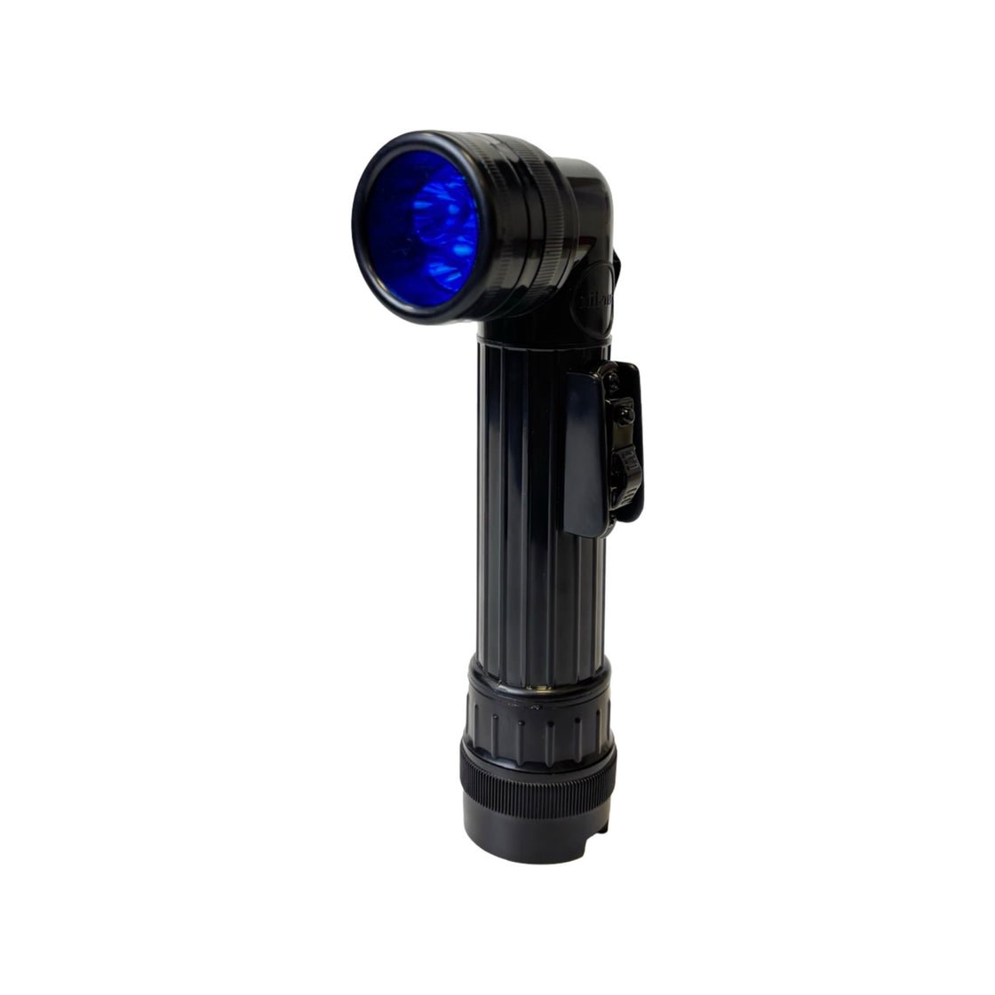 Mil-Tec US Black LED Anglehead Flashlight Medium
