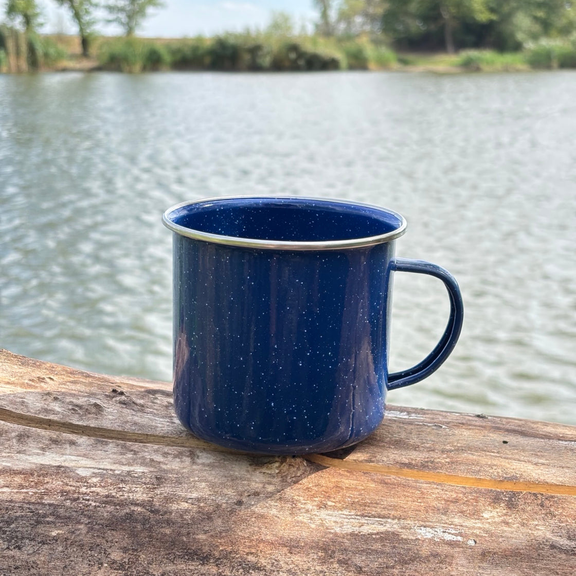 Mil-Tec Blue Western Cup Enamelled 680ml