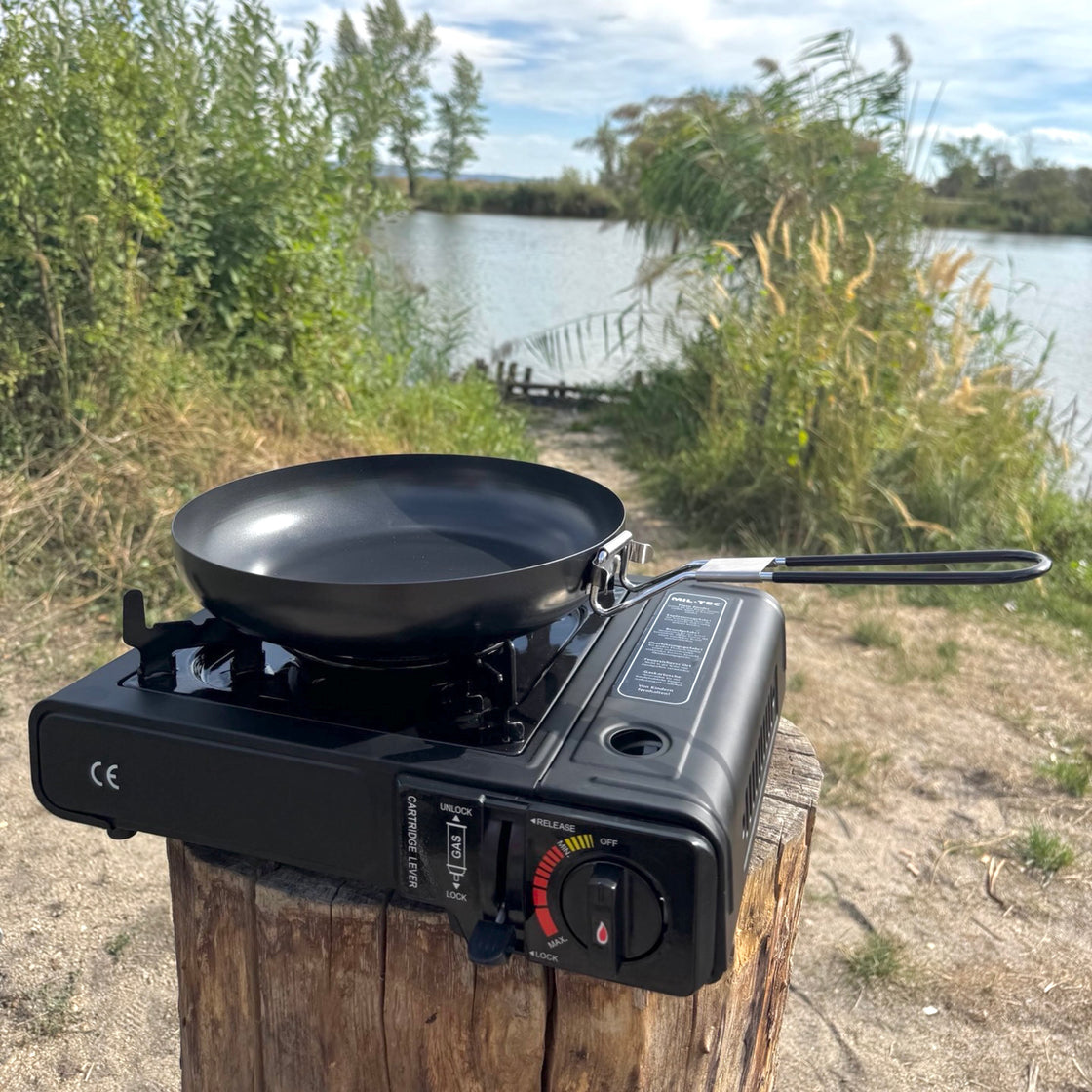 Mil-Tec Camping Pan Collapsible Stainless Steel