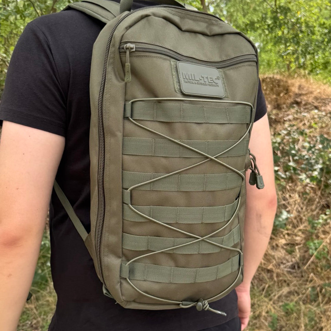 Mil-Tec OD 'Tactical Core' Rucksack 15 Ltr