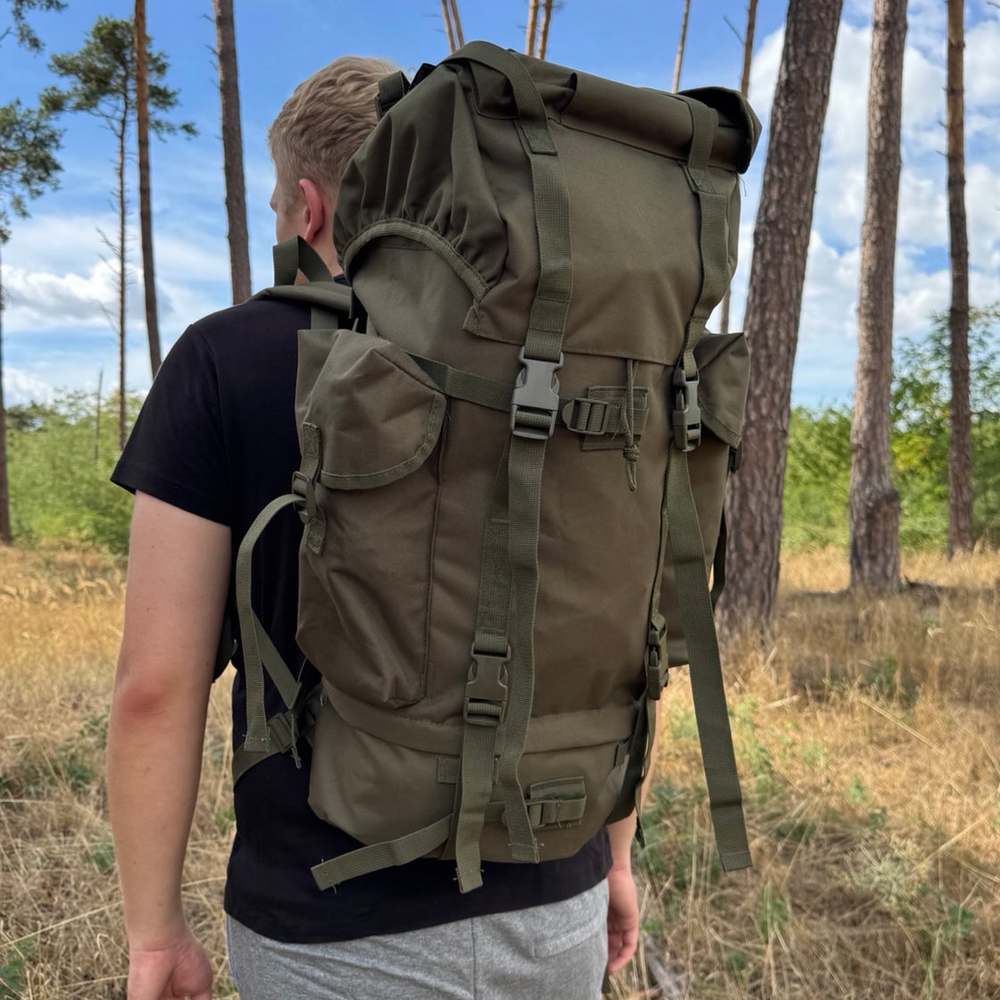 Mil-Tec German OD Import Large Rucksack 65L