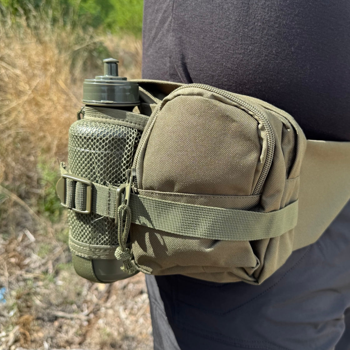 Mil-Tec OD Fanny Pack with Bottle