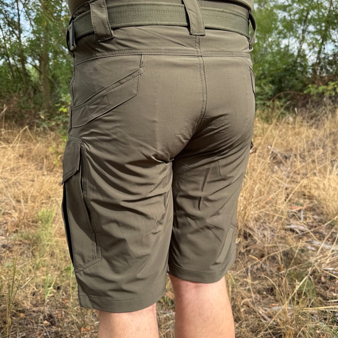 Mil-Tec Ranger Green Elastic Assault Shorts