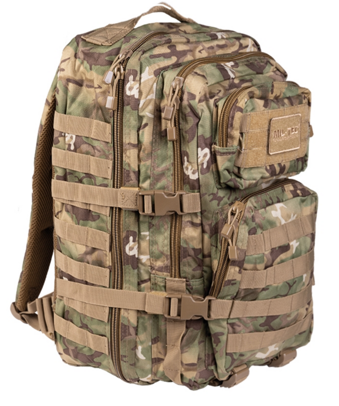 US Assault Large Backpack W/L-Arid 36L Mil-Tec